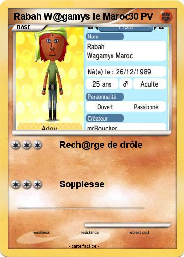 Pokemon Rabah W@gamys le Maroc