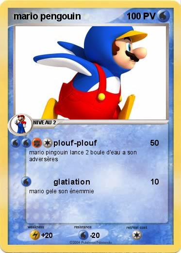 Pokemon mario pengouin