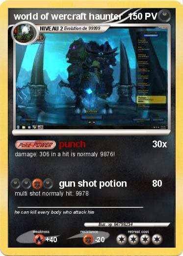 Pokemon world of wercraft haunter