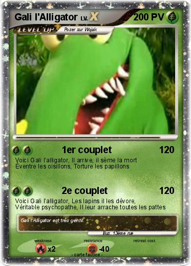 Pokemon Gali l'Alligator