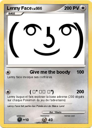Pokemon Lenny Face