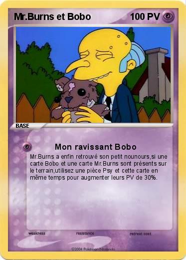 Pokemon Mr.Burns et Bobo