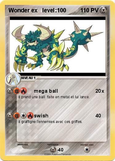 Pokemon Wonder ex   level:100