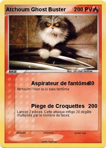 Pokemon Atchoum Ghost Buster