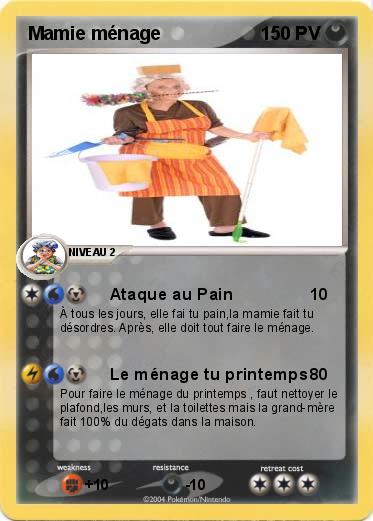 Pokemon Mamie ménage