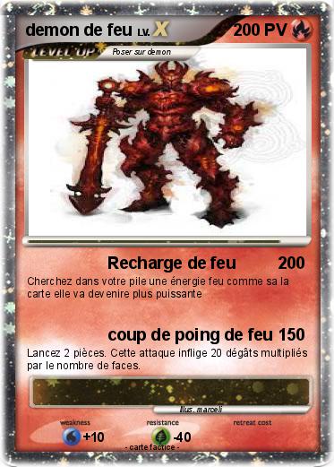 Pokemon demon de feu