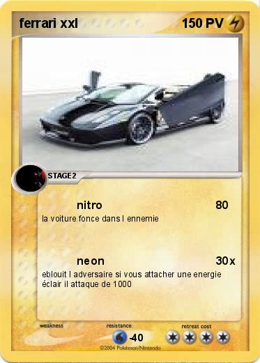 Pokemon ferrari xxl