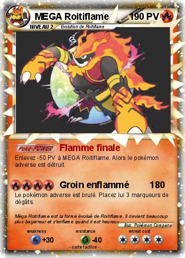 Pokemon MEGA Roitiflame
