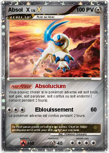Pokemon Absol  X