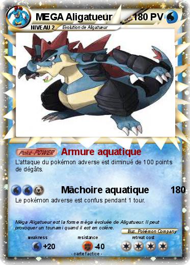 Pokemon MEGA Aligatueur
