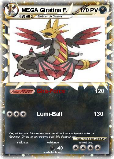 Pokemon MEGA Giratina F.