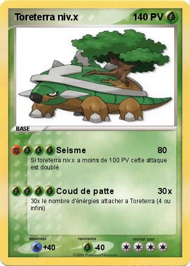 Pokemon Toreterra niv.x