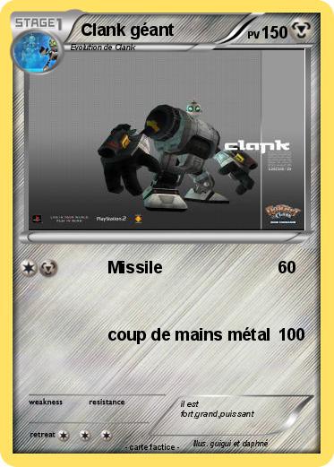 Pokemon Clank géant