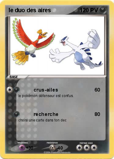 Pokemon le duo des aires