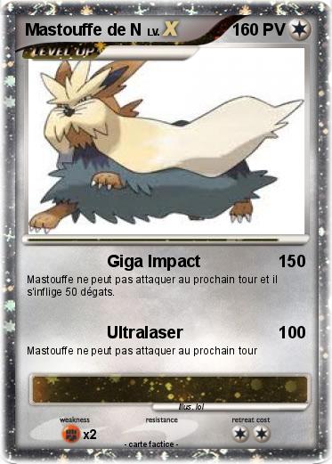 Pokemon Mastouffe de N