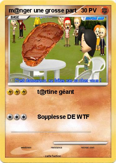 Pokemon m@nger une grosse part