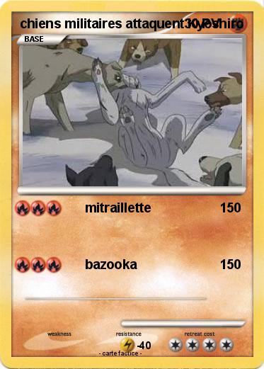 Pokemon chiens militaires attaquent Kyoshiro