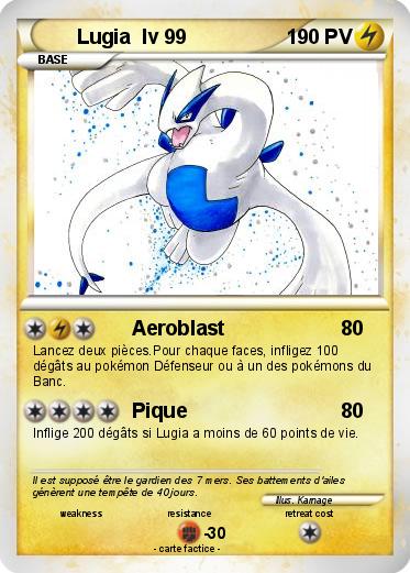 Pokemon Lugia  lv 99