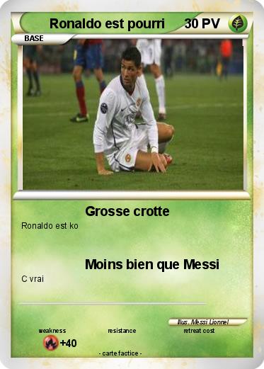 Pokemon Ronaldo est pourri