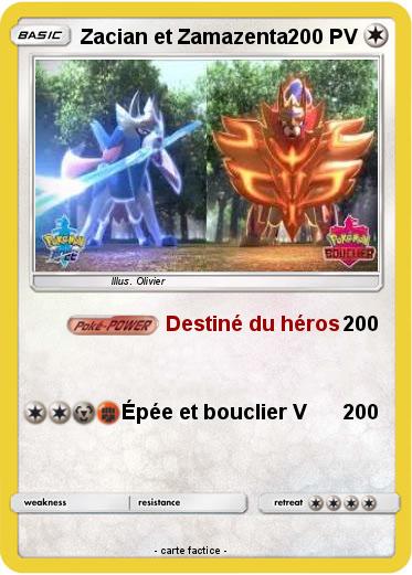 Pokemon Zacian et Zamazenta