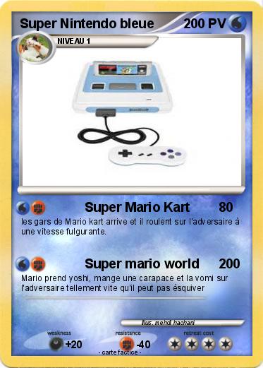 Pokemon Super Nintendo bleue