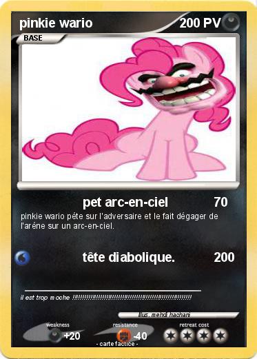 Pokemon pinkie wario