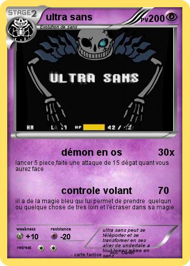 Pokemon ultra sans