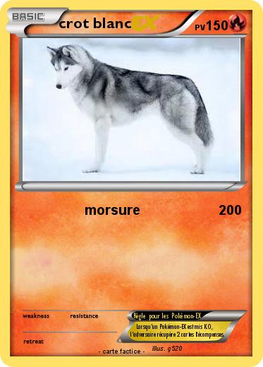 Pokemon crot blanc