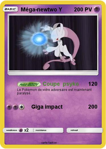 Pokemon Méga-newtwo Y
