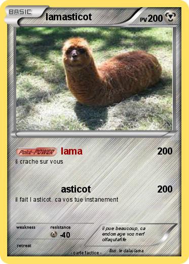 Pokemon lamasticot
