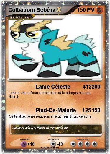Pokemon Colbatiom Bébé