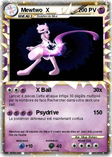 Pokemon Mewtwo  X