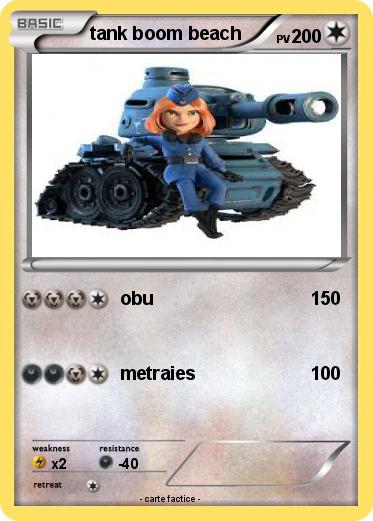 Pokemon tank boom beach