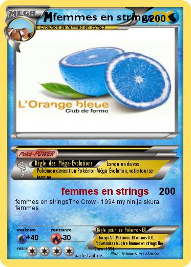 Pokemon femmes en strings