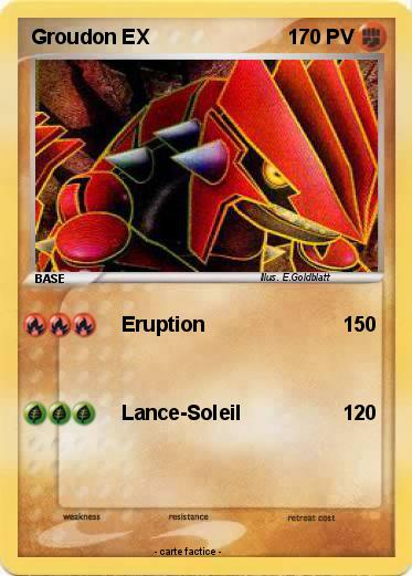 Pokemon Groudon EX