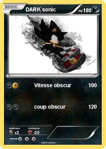 Pokemon DARK sonic