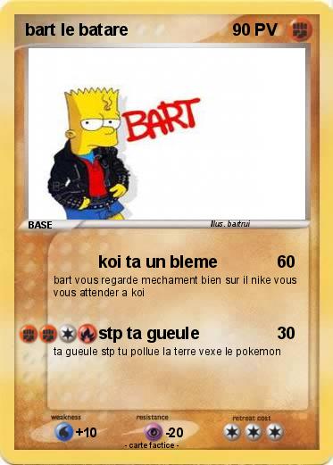 Pokemon bart le batare