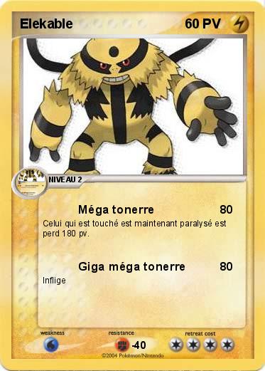 Pokemon Elekable