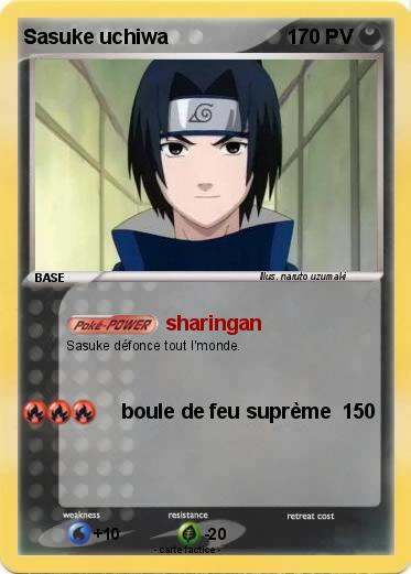 Pokemon Sasuke uchiwa