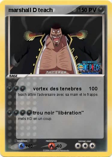 Pokemon marshall D teach