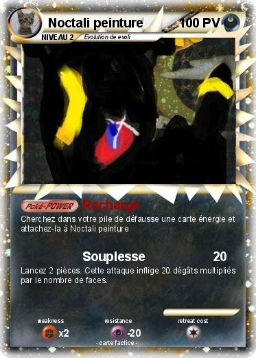Pokemon Noctali peinture