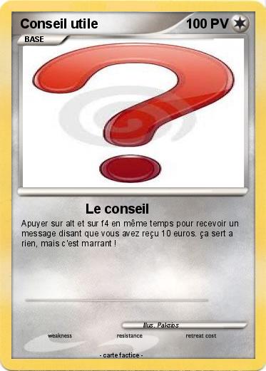 Pokemon Conseil utile