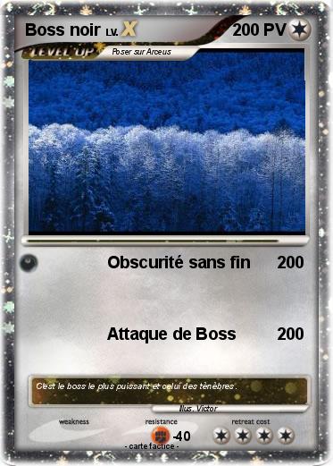 Pokemon Boss noir