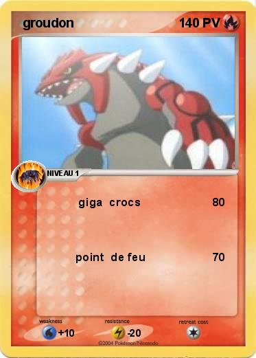Pokemon  groudon