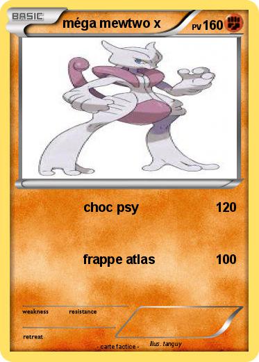Pokemon méga mewtwo x