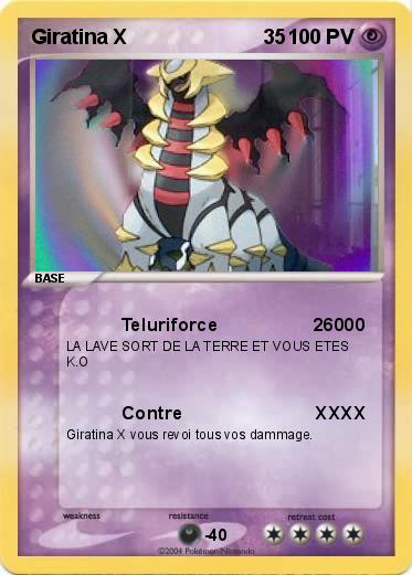 Pokemon Giratina X                        35