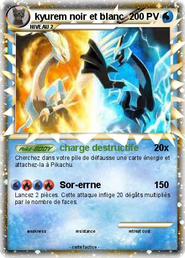 Pokemon kyurem noir et blanc