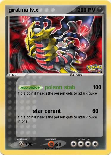 Pokemon giratina lv.x