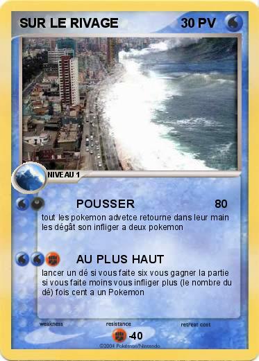Pokemon SUR LE RIVAGE