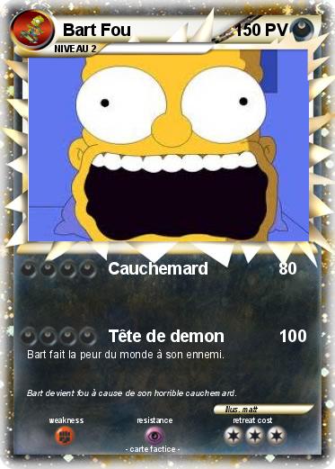 Pokemon Bart Fou